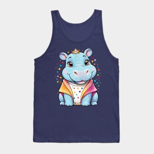 Cute Hippo Tank Top